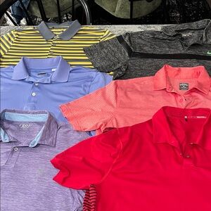 Assorted Men’s Golf Polo Shirts Collection